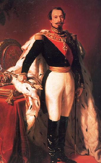 Franz Xaver Winterhalter Portrait de l'empereur Napoleon III China oil painting art